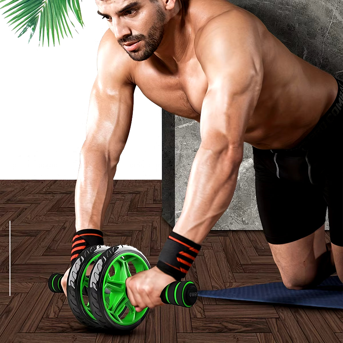 Rueda Muscular Abdominal De Doble Rueda