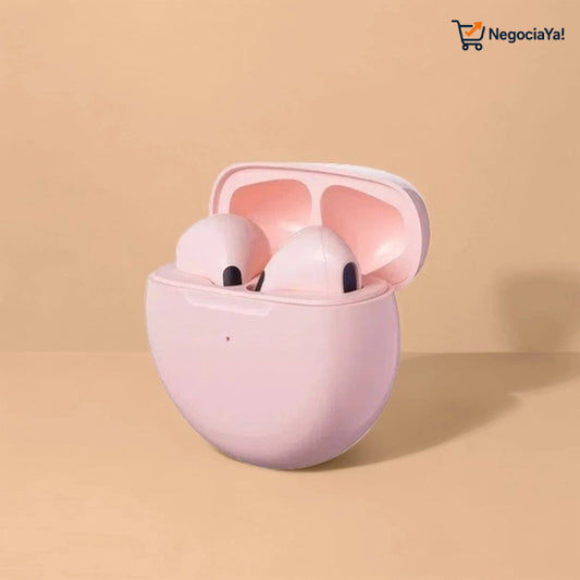 Audífonos Bluetooth Pro 6 🎵 – Sonido Potente y Libertad Inalámbrica