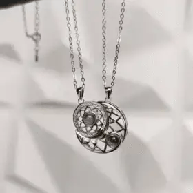 Collar Sol y Luna - Te Amo en 100 Idiomas